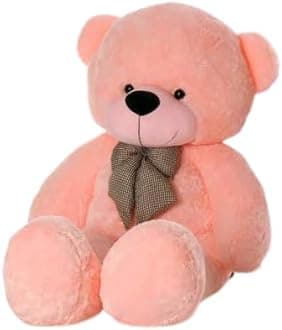 - Soft Toy Teddy Bear 5 Feet for Girl Furry Soft Teddy Bear | Plushie Soft Toys for Kids | Plush Soft Toys for Baby Boys and Girls Kids - Teddy | Birthday & Valentine Gift (Pink)