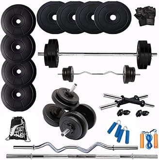 Bodyfit Fitness Home Gym Set (10kg-100kg) dumbles Set for Home Gym & Fitness Equipment,Exercise Set. (100 Kg Gym Set)