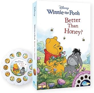 MoonliteStorytime - Disney's Winnie The Pooh Better Than Honey Storytime Disc - A Magical Read - Projector Sold Separately - Digital Story w/ Sound FX - Learning Gifts for Kids Ages 1 Year & Up