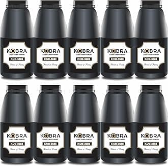 - ProDot Kobra 3688 Laser Toner Powder Compatible with HP 35A, 36A, 88A, 78A, 83A, 85A & Canon 337, 912, 925 Toner Cartridges (Pack of 10)