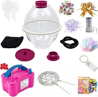 – Balloon Stuffing Machine Set With Pump, Expansion Pliers & 9 Accessories - Expander for Filling Plush Toys, Bouquets, DIY Stuffer for Gifts, Wedding, Party, Christmas Decoration