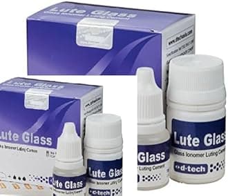 D-tech Lute Glass - Luting Glass Ionomer Cement pack of 2