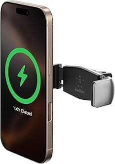 Belkin スマートフォン車載ホルダー エアコン口クリップ型 180度回転 Car Vent Mount F7U017BT-A