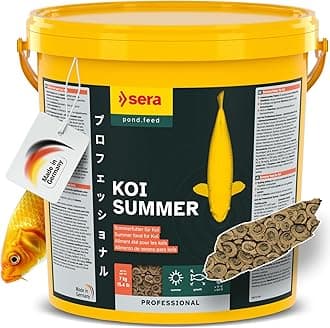 Koi Professional Summer 15.43lb | Energizing for Warm Seasons | Optimal Growth & Strong Immune System | Rich in Vitamins, Minerals, Proteins | for Water Temperatures Above 63°F